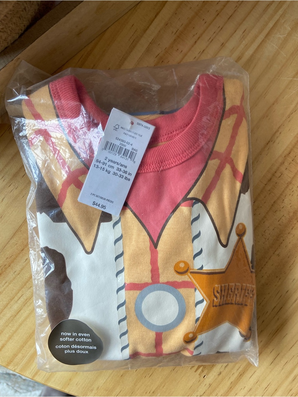 GAP Kids Woody PJ Set 2T
